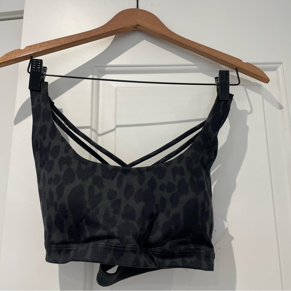 Victoria's Secret Black Sports Bra with Crisscross Straps